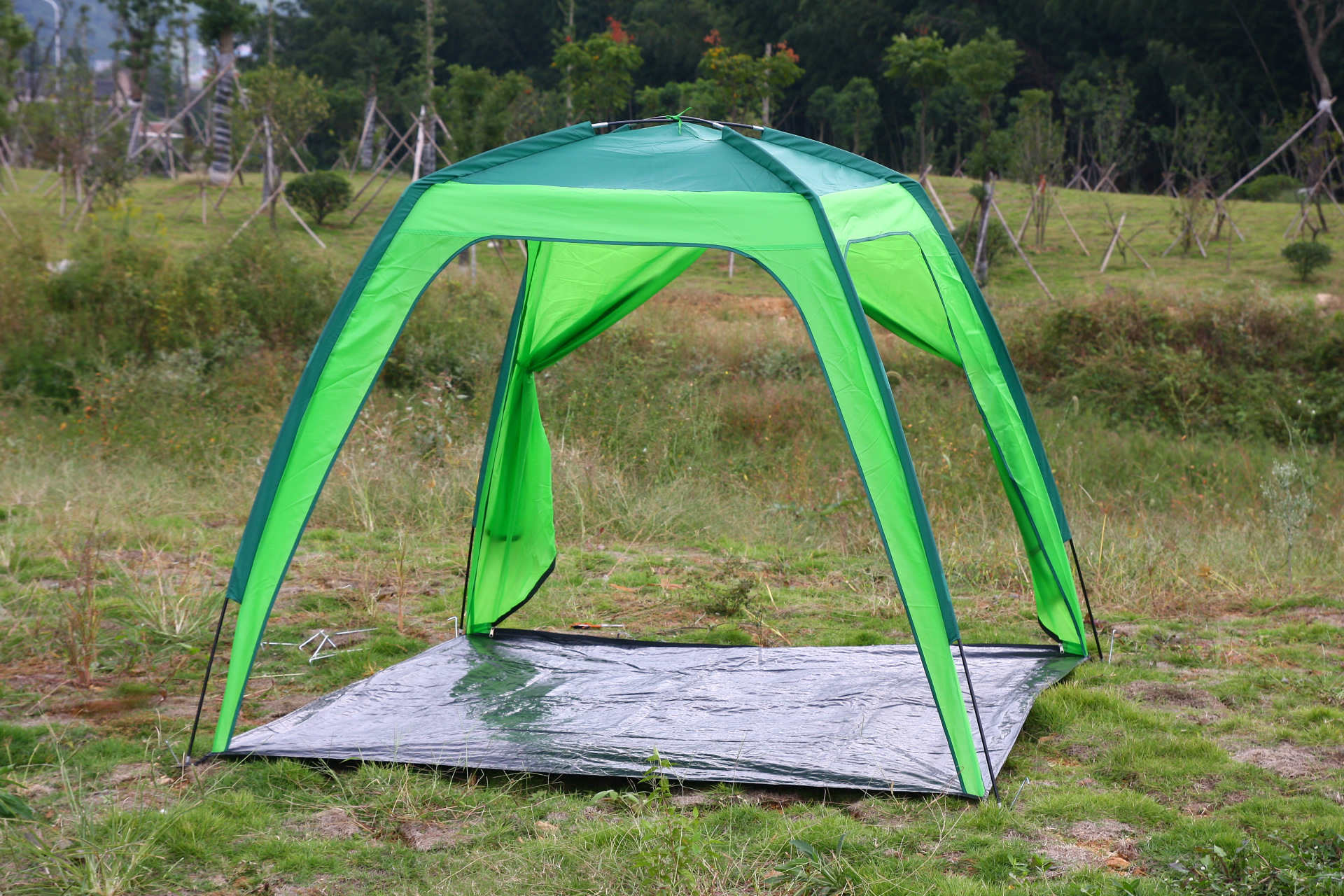 厂家定制 户外旅游沙滩帐篷 防嗮防紫外线凉篷