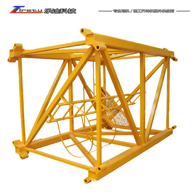 加工内扣塔吊标准节 扣方标准节加强异型塔机配件 生产塔吊标准节