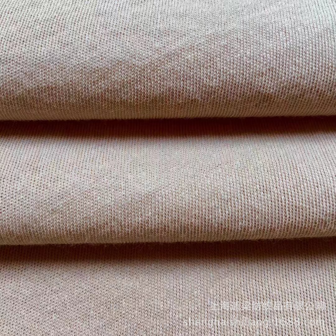 全棉双纱 强捻汗布 凉爽透气 舒适麻感 吸湿性强 针织面料