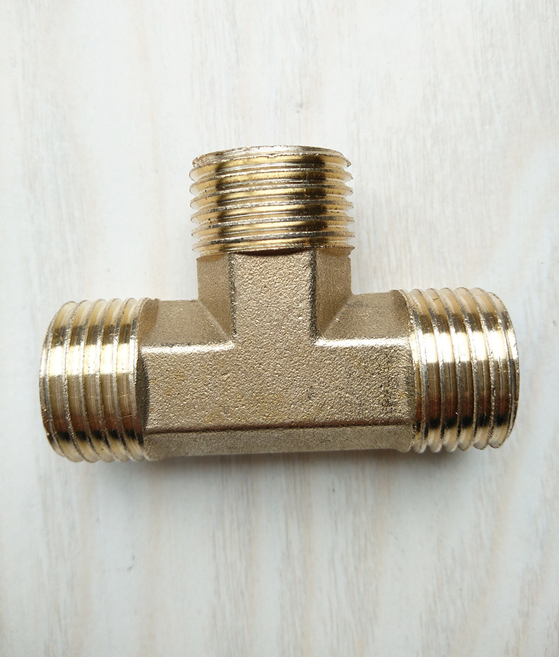 水暖五金批发 内外丝铜三通 4分二内一外/外外内三通全铜三通配件