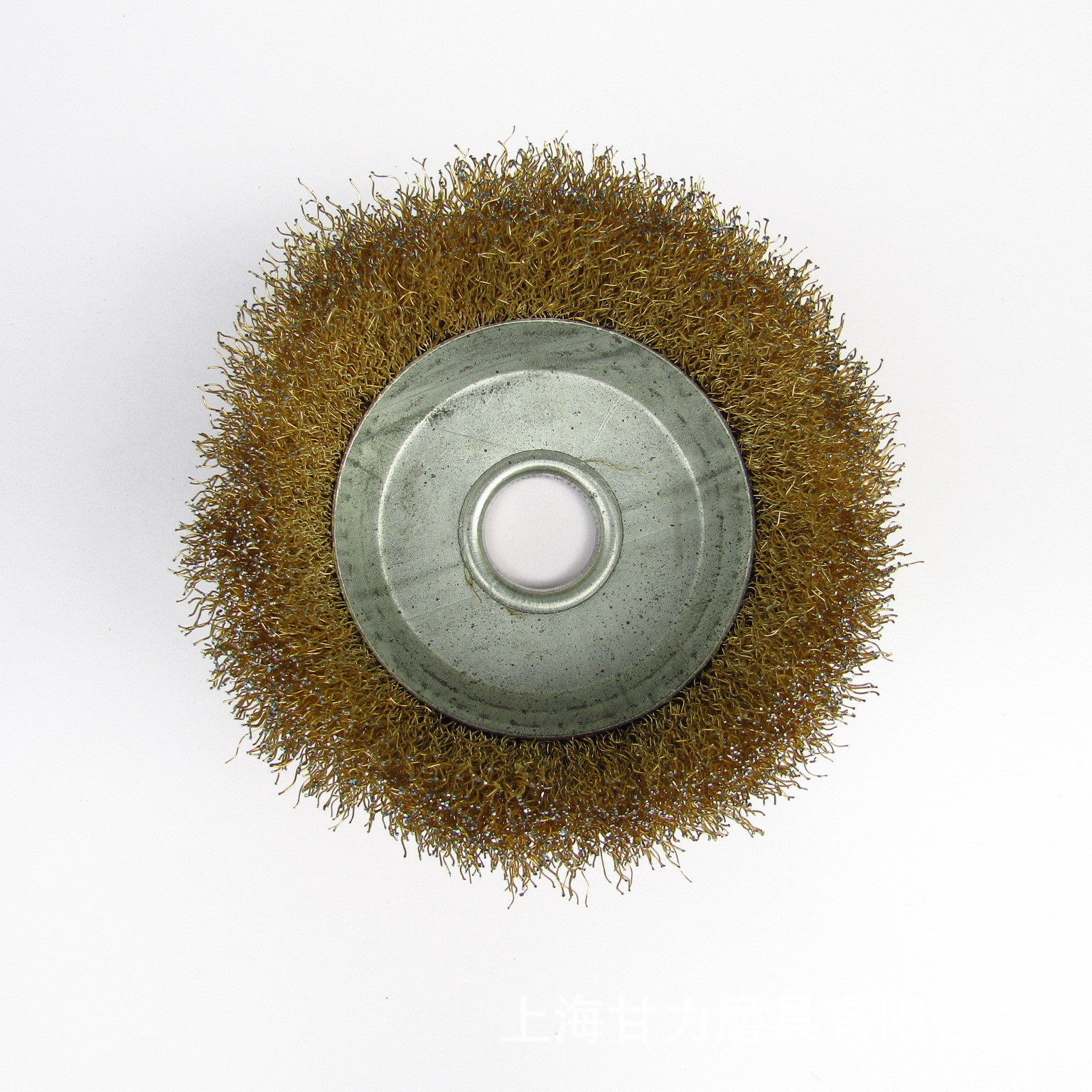 180碗型钢丝轮铁丝球金属除锈抛光刷 圆形角磨机磨光机用180*22mm