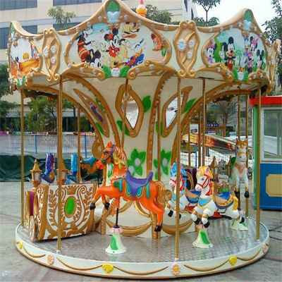 派客奇出品豪华欧式儿童转马游乐设备旋转木马游乐设备