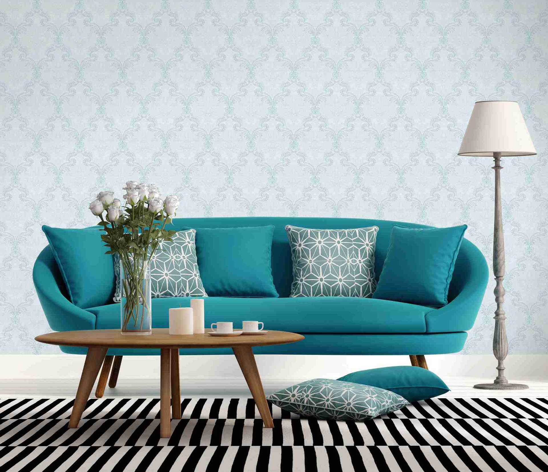 无纺布墙纸客厅墙纸 自粘环保无纺布墙纸壁 壁纸简约欧式