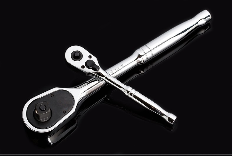 史丹利89-819-22钢柄棘轮扳手12.5mm系列大飞扳汽修工具快速扳手