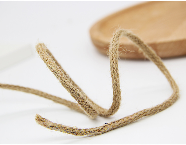 现货包邮 供应麻绳手工编织diy细绳子黄麻粗细复古装饰品捆绑绳