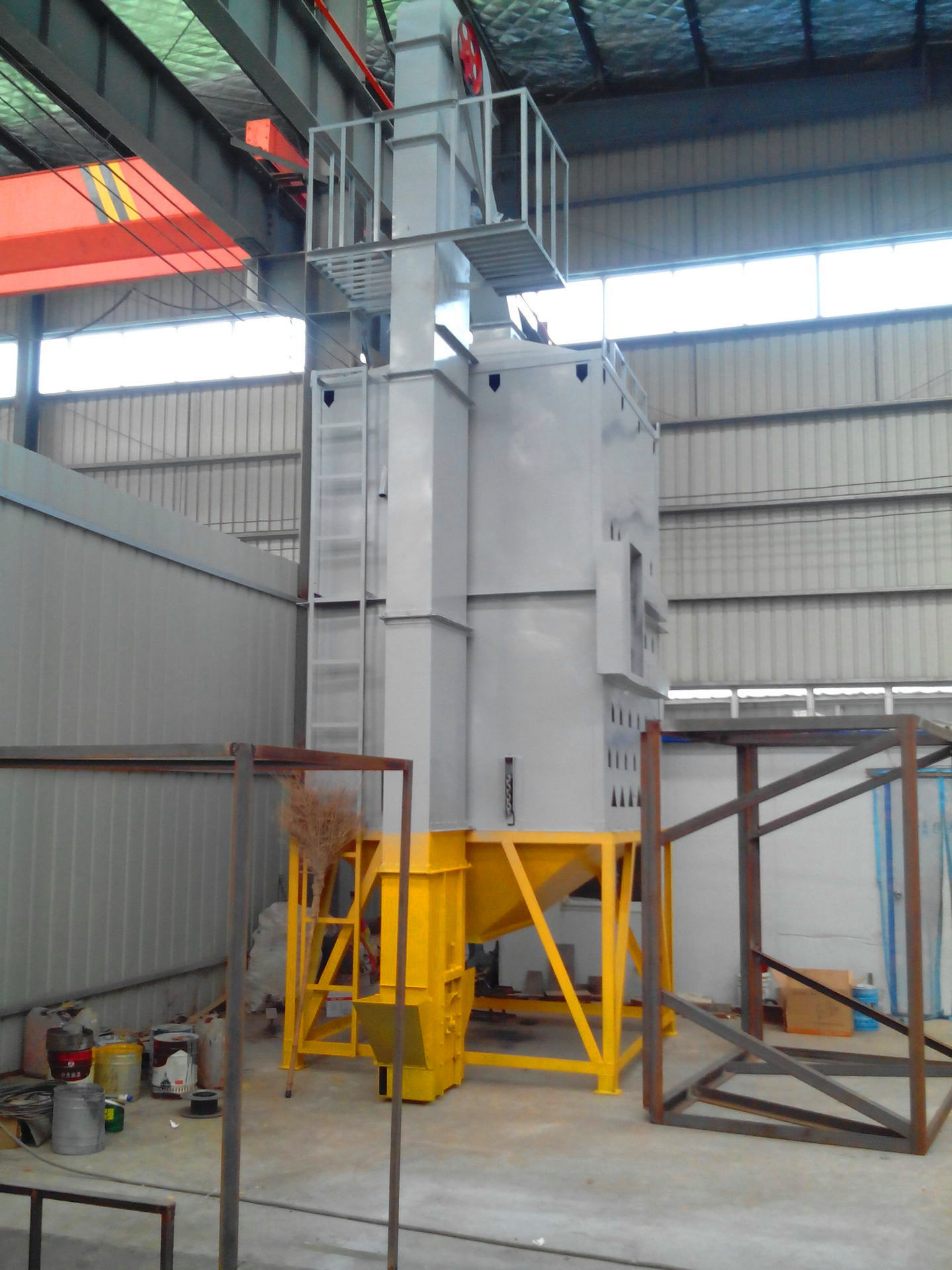 新型循环式水稻烘干塔 双仓移动粮食烘干机 移动式低温玉米烘干机