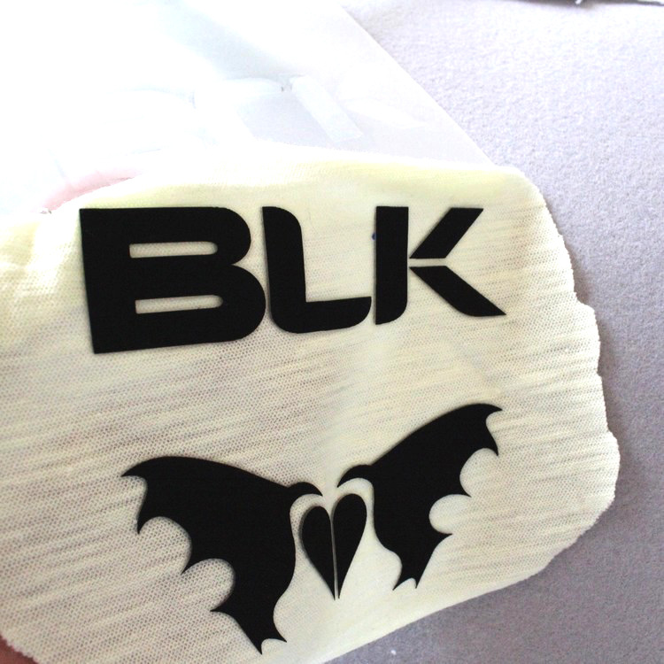 可定制高弹力热转印标 服装烫标 平面烫唛拉不裂