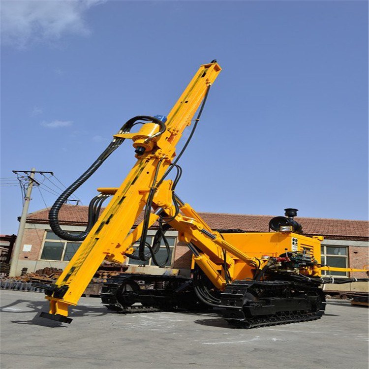 clq100全液压小型潜孔钻机