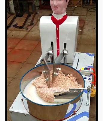 商用仿手工剁肉剁馅机全自动机器人剁肉馅菜馅机厂家直销