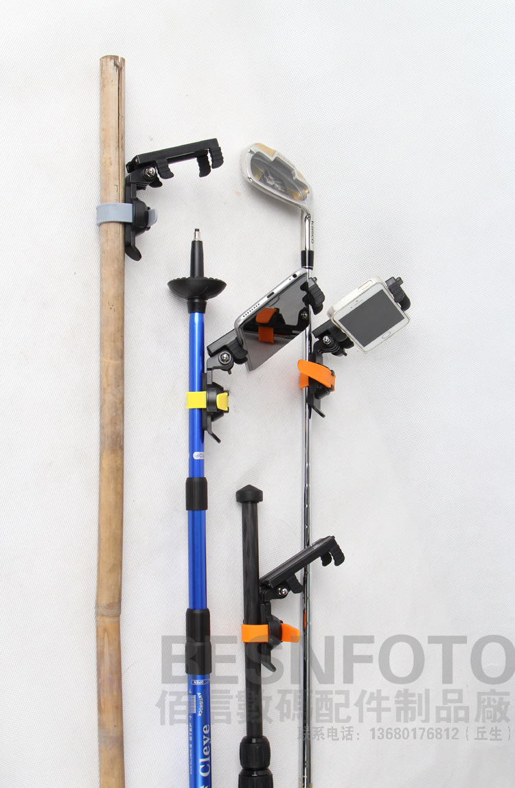 生产厂家批发订做户外运动旅游便携式可折叠自拍杆 多功能自拍杆