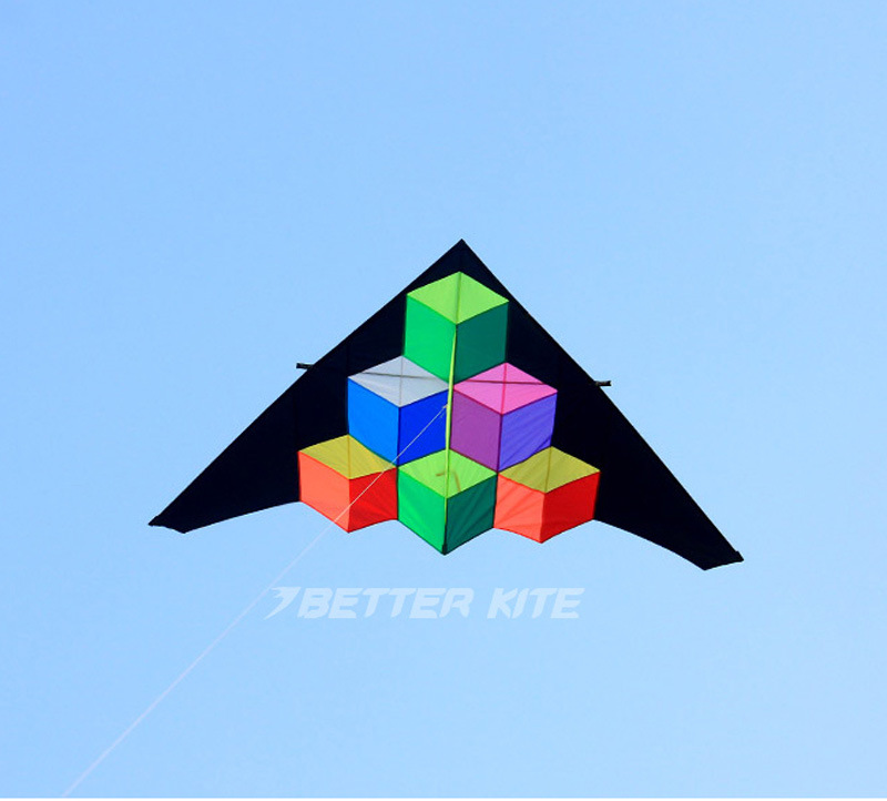 风筝潍坊百特风筝 伞布树脂杆 步步高风筝 平稳易飞玩家风筝