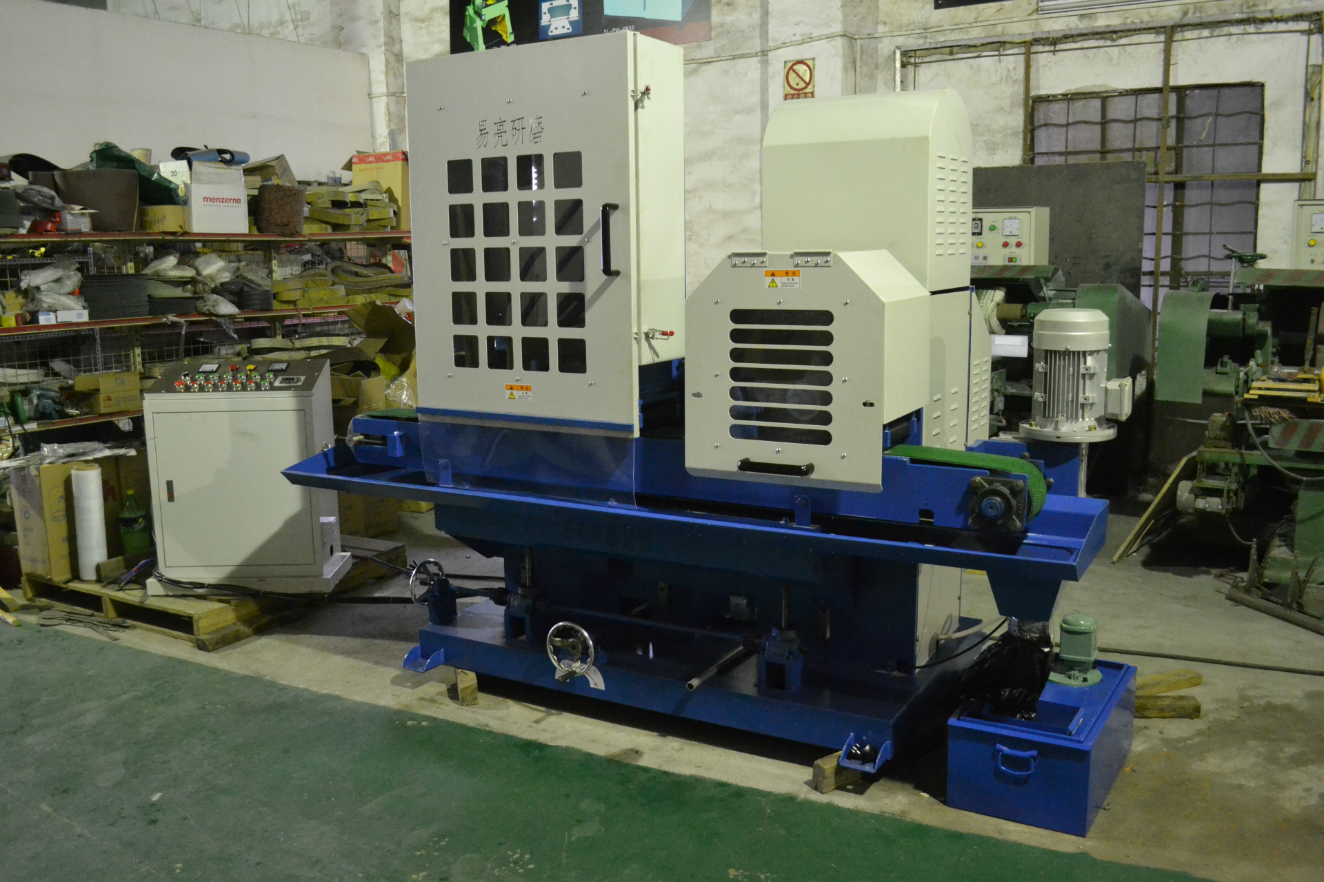 水磨机 平面 砂带机 全自动 雪花纹抛光机 不锈钢金属打磨机