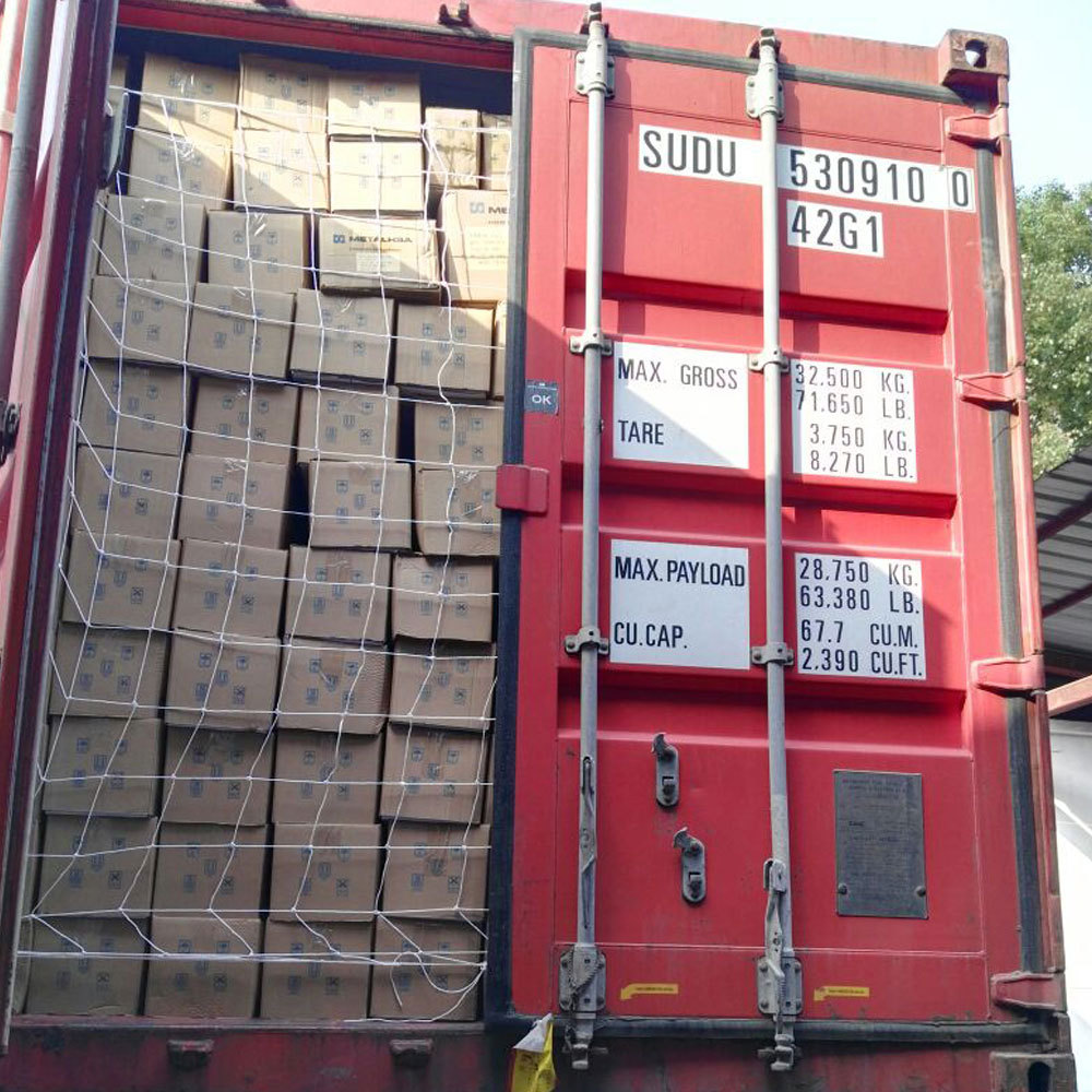 广州货柜安全网集装箱防护网货柜网平柜高柜尾部防坠车厢隔离网