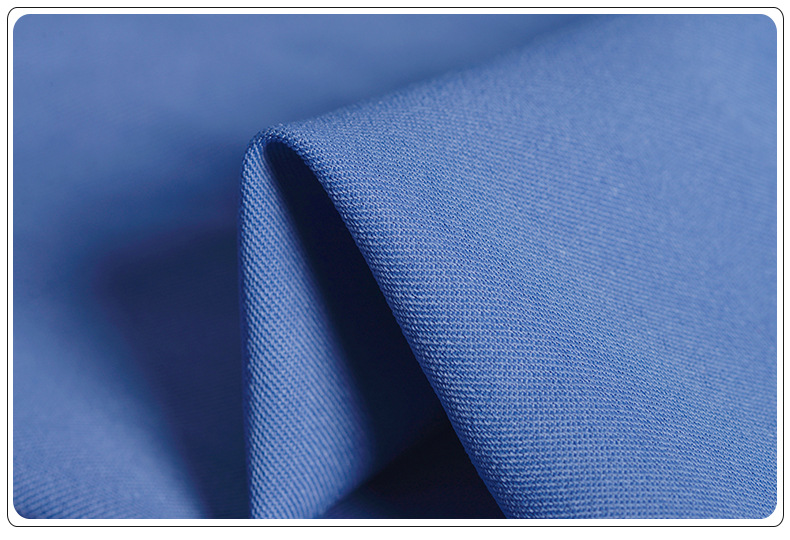 工作服斜纹染色卡丹皇布料 时尚工装制服校服职业装面料 现货供应