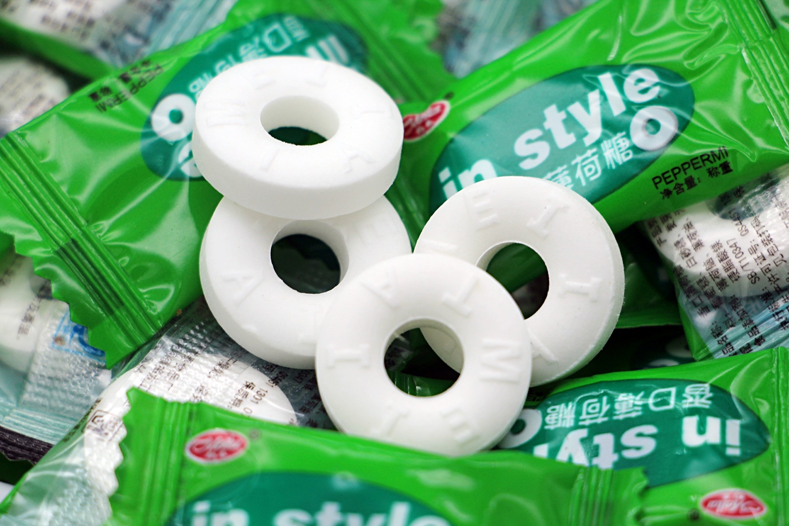 龙泰圈圈薄荷 有个圈的薄荷糖口香糖 清口糖 清凉糖