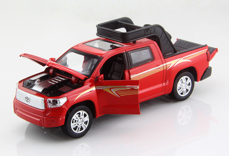 嘉业1:32丰田坦途皮卡越野车合金声光回力模型儿童小汽车玩具礼物