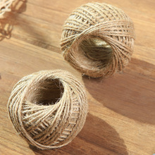 手工材料麻线复古装饰麻绳子儿童DIY编织绳麻类捆绑绳麻绳