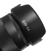 EW-54卡口遮光罩 EOS M微单EF-M 18-55mm镜头 EW54莲花罩