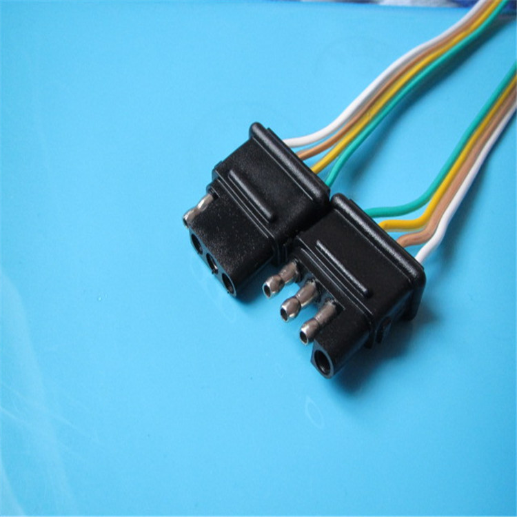 供应金手指电线插头 2芯 3芯 4芯公母插头 dc电线插头 4.5mm端子