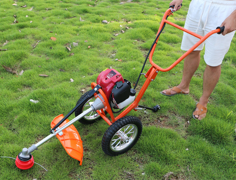 手推式割草机新款四冲程打草机草坪机修草机割灌机二冲程除草机