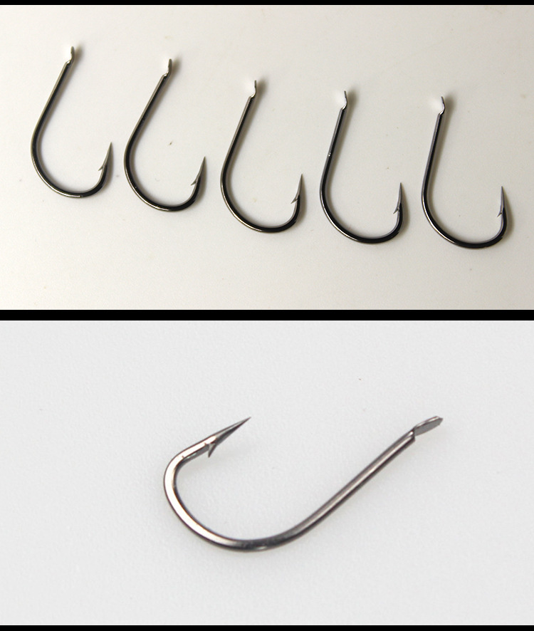 伊豆鱼钩散装钩 伊势尼 金袖 有倒刺 高碳钢鱼钩渔具 批发鱼钩