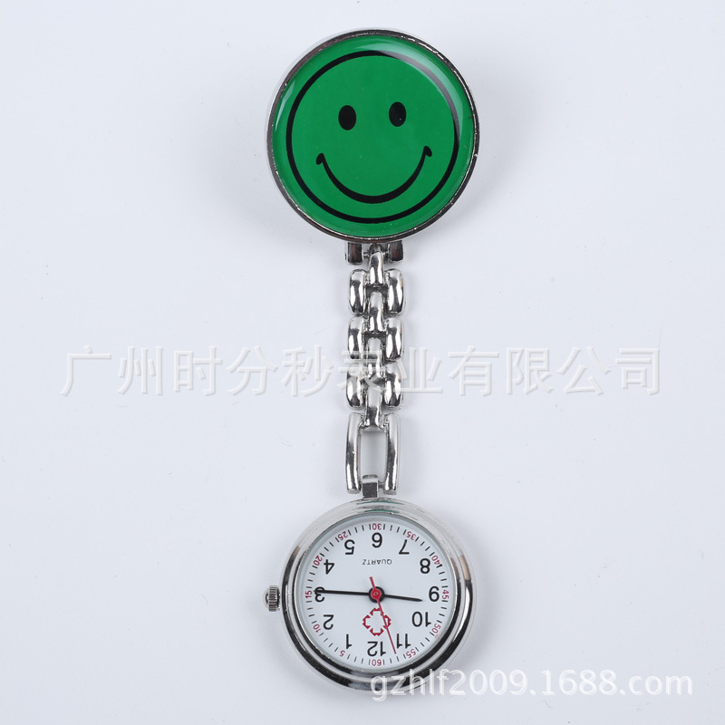 Smiling Face Nurse's Watch Nurse's Watch Silicone Nurse Watch Nurse's Watch All Kinds of Pocket Watch Full Range of Cute Quartz Watch