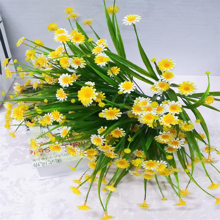 茶花草小玫瑰草植物墙插花餐桌摆放仿真花塑料水草栅栏装饰批发