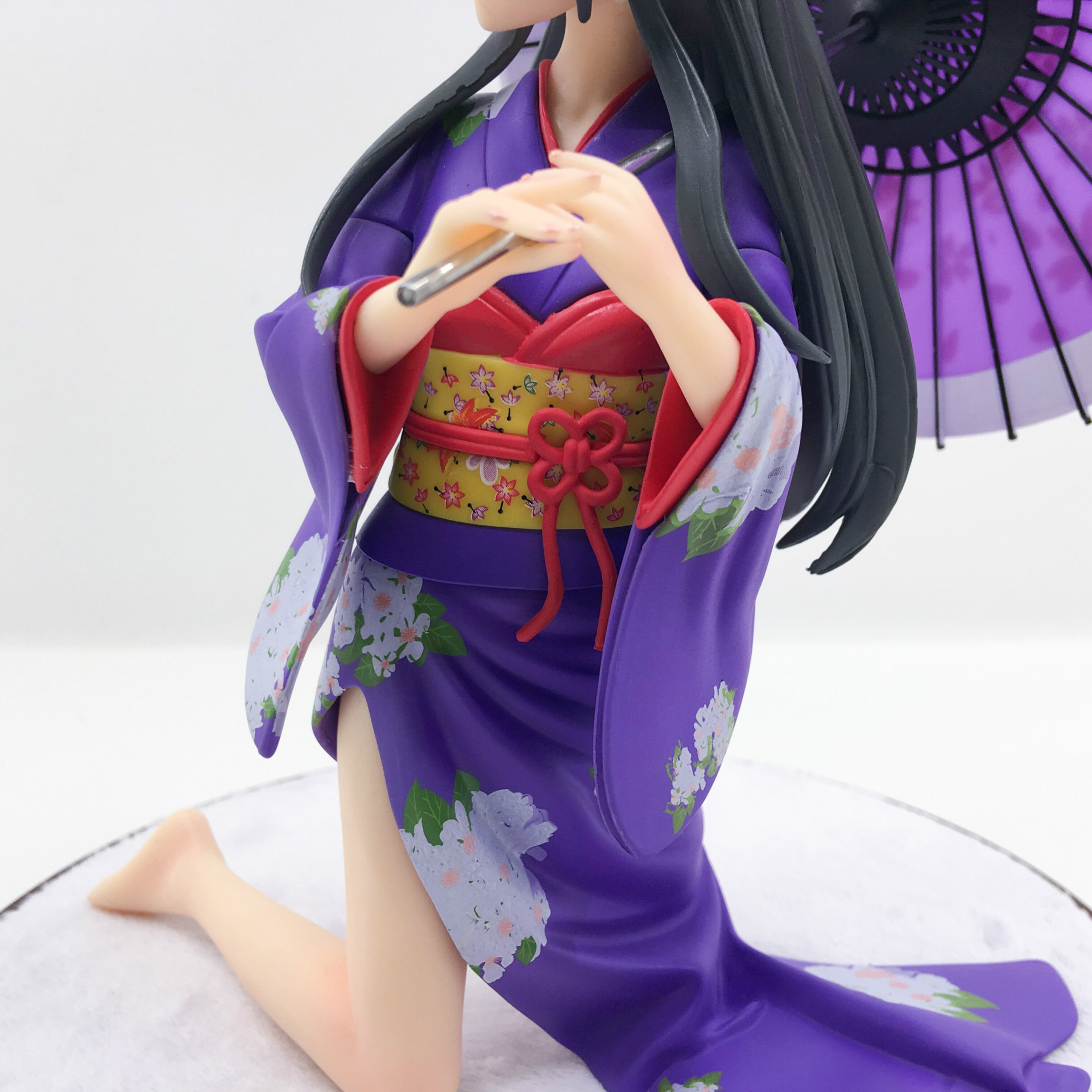 动漫 我的青春恋爱物语 3代雪之下雪乃 和服 跪姿盒装手办