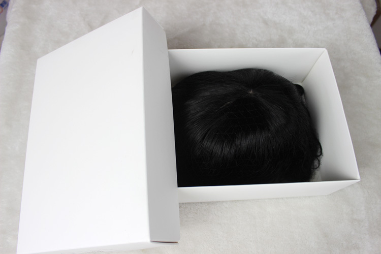 假发套真人发 假发套短发 真发假发套真人发 女假发套 毛坯发
