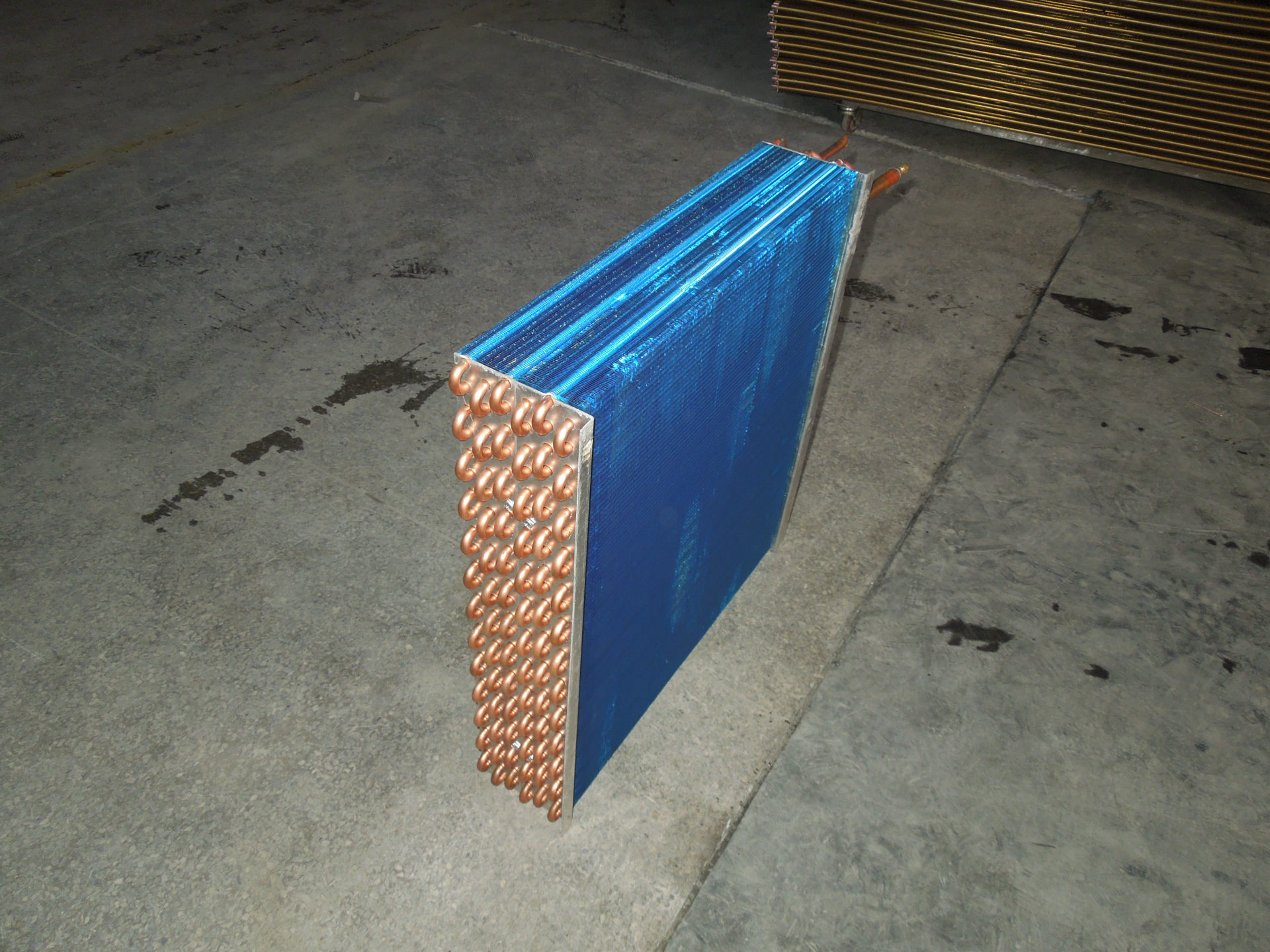 水冷风冷亲水铝箔翅片蒸发器 高效制冷系统冷凝器 可加工订做