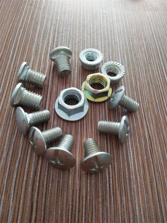 厂家供应 万能角钢货架6*10十一子螺丝8*12平头方颈螺丝