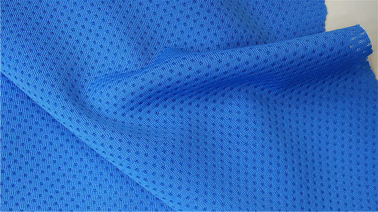 全涤爽宜网 休闲运动服针织面料 吸湿速干透气t恤布料 现货供应