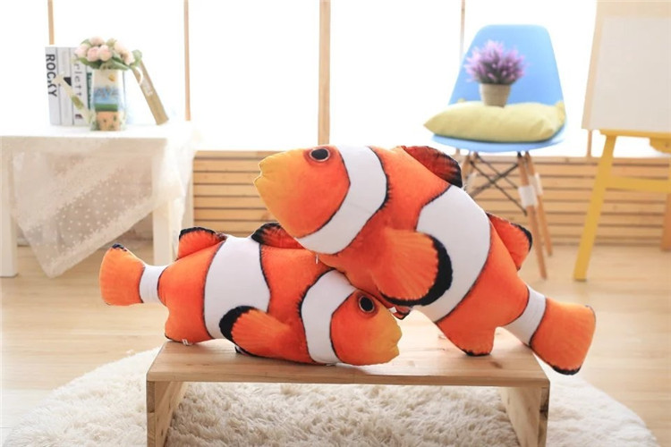 厂家直销一件代发猫薄荷鱼玩具毛绒玩具小红鱼公仔动漫周边