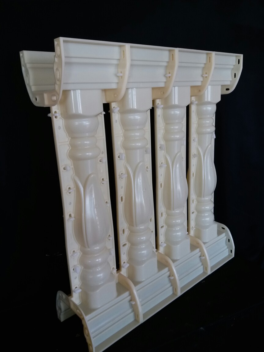 栏杆现浇水泥花瓶柱塑料栏杆模具阳台护栏扶手围栏欧式罗马柱模具