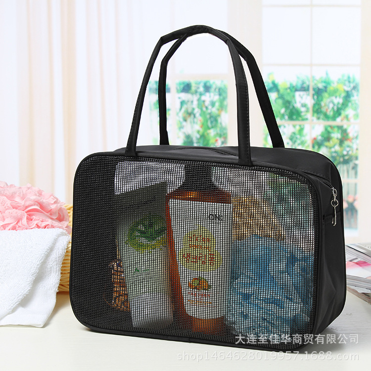 Mesh Sport Fitness Bag Travel Bath Bag Bathhouse Basket Bath Bag Bath Basket Bath Bag Mesh Buggy Bag