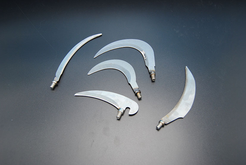 不锈钢焊接槟榔刀摘果刀水草刀大号弯刀渔具垂钓用品