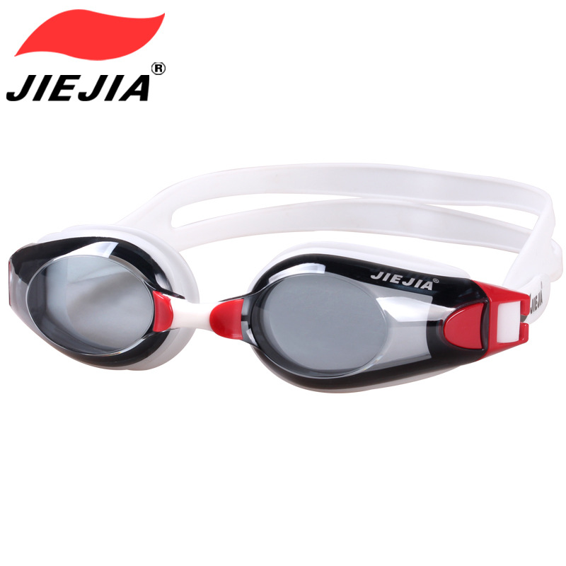 Jiejia Goggles Opt1003 Myopia Swimming Goggles Wholesale One Piece Dropshipping Authentic HD Non-Fogging Swimming Glasses