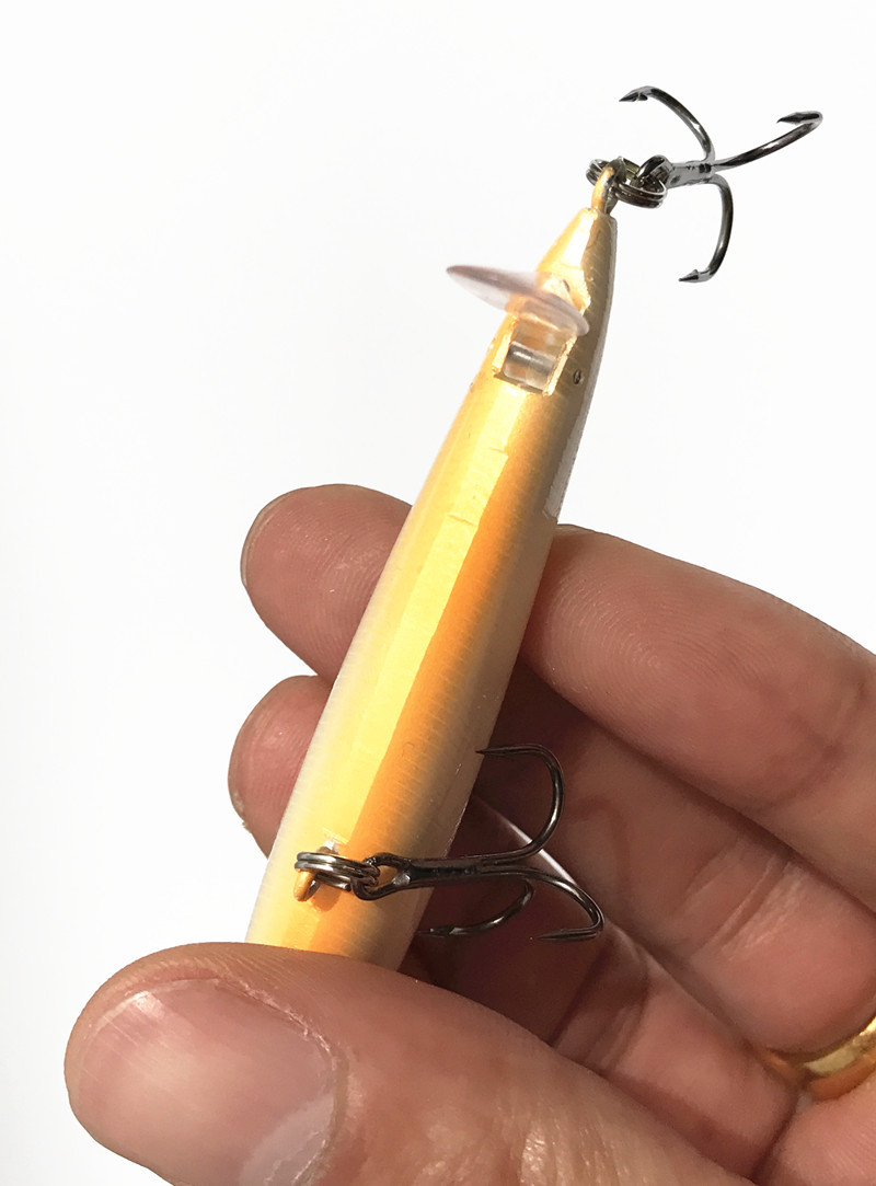神泣沉水铅笔超远投路亚饵硬饵8cm13.5g仿生鱼饵鱼钩专杀翘嘴