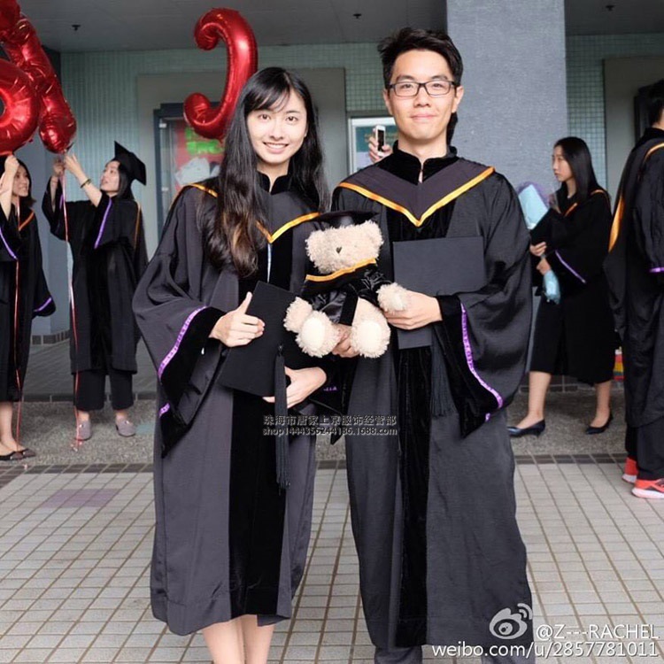 香港中文大学毕业服硕士服批发学士博士拍照礼服可来图定制