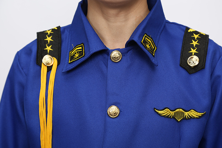 成人升旗手三军仪仗队演出服海陆空军装男女军鼓乐队合唱服装礼服