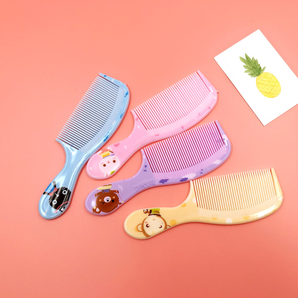 可爱卡通小梳子 儿童梳子 彩色塑料梳子 随身梳子 幼儿园小礼品