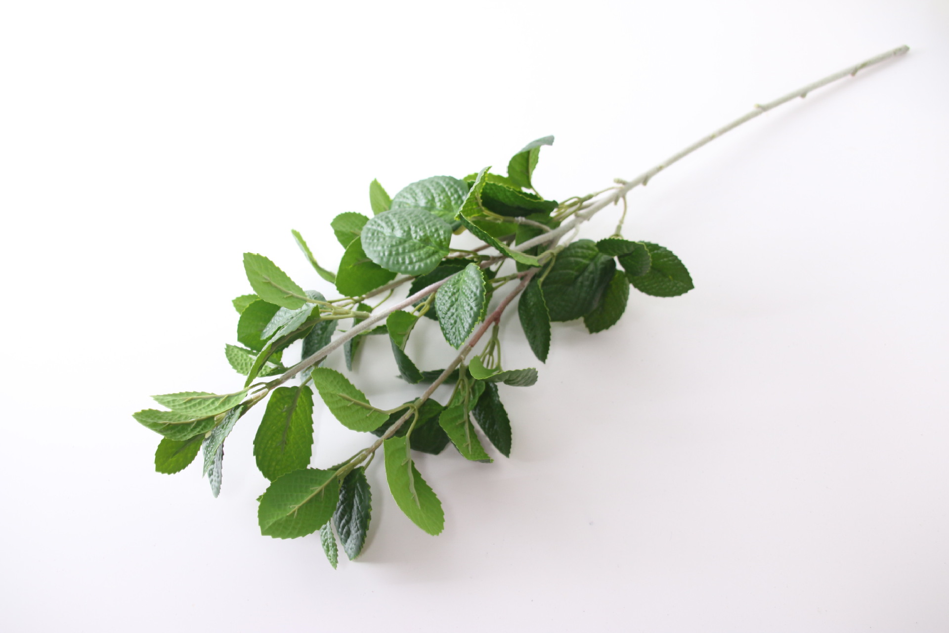 仿真植物薄荷叶家居客厅摆件胶片薄荷叶绿植小清新插花配件装饰花