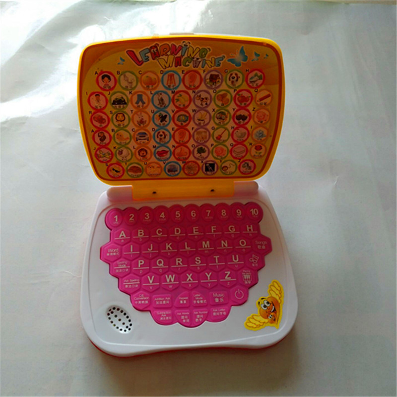 儿童益智学习机 多功能中英文点读早教机 折叠玩具批发