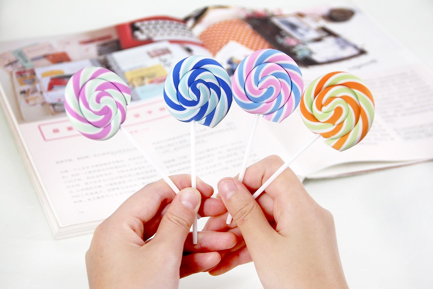 16258和创创意新品 环保tpr果色棒棒糖橡皮 卡通学生橡皮擦文具