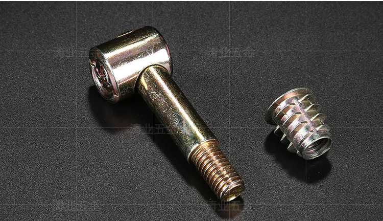 四合一 强力四合一 烟斗螺丝 家具配件