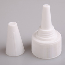 绘画工具瓶盖颜料尖嘴塑料盖子配件防尘盖28牙塑料盖牙尖嘴子批发