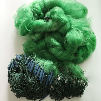 渔护 绿丝渔网三层粘网进口丝鲢鱼胖头鱼捕捞高网渔护 厂家直销