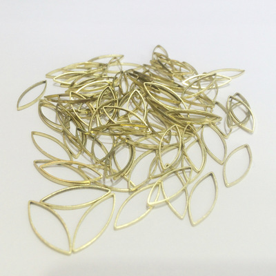 19mm马眼铜管圈 批发吊坠挂件颜色多款 鞋帽服饰饰品配件厂家直销