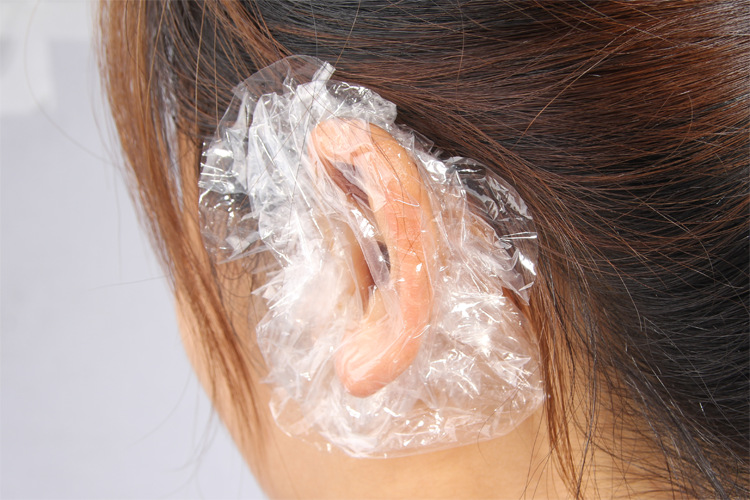 一次性防水耳罩染发耳套理发烫发多功能护耳耳洞防耳朵进200只