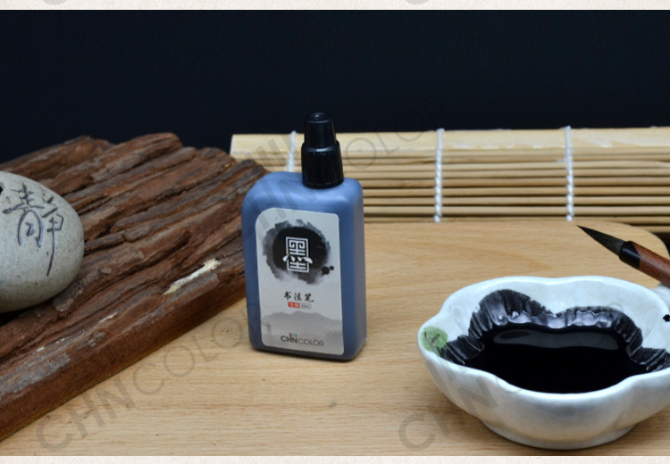 华彩新毛笔专用补充墨水20ml/30ml抄经小楷软笔临帖笔补充液 厂家